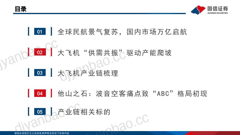 大飞机行业深度报告 “三足鼎立”格局初现,国产替代万亿蓝海 第3页