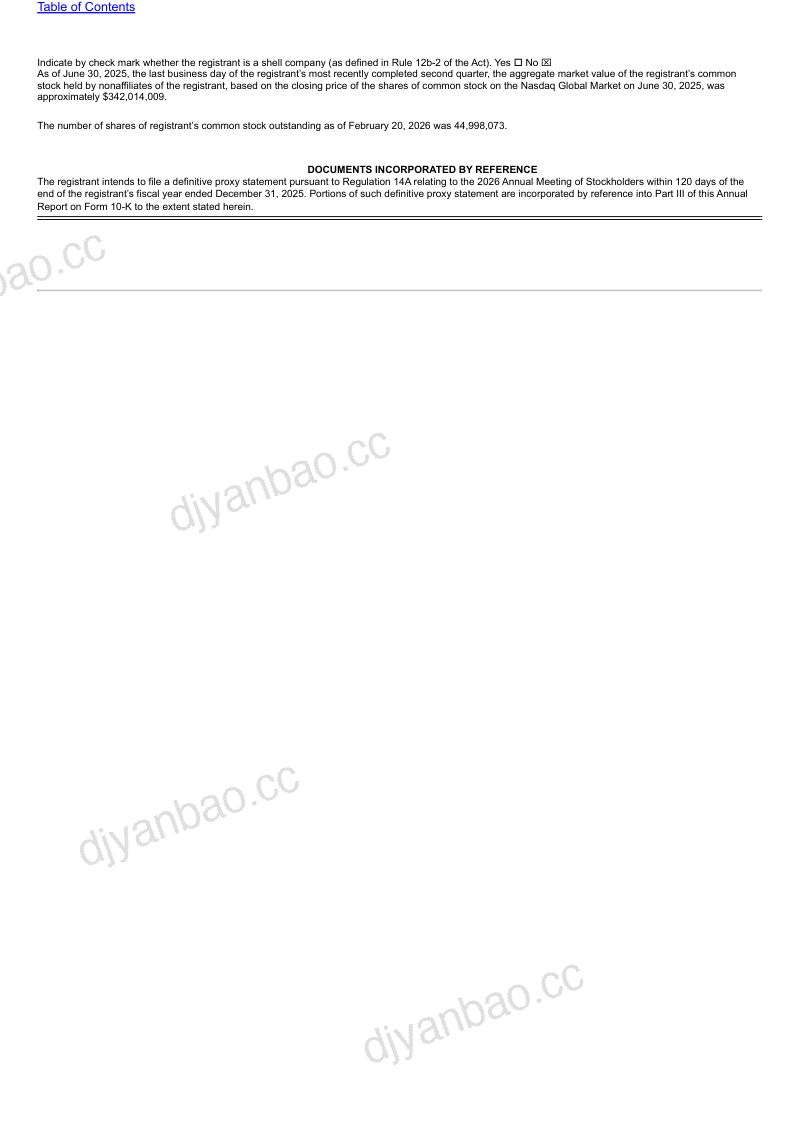 Sionna Therapeutics Inc 2025年度报告 第2页