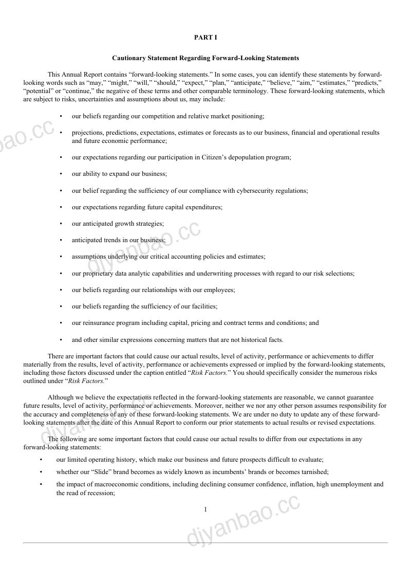 Slide Insurance Holdings Inc 2025年度报告 第3页