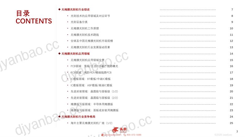 2026年中国无掩膜光刻机行业报告(精华版) 第3页