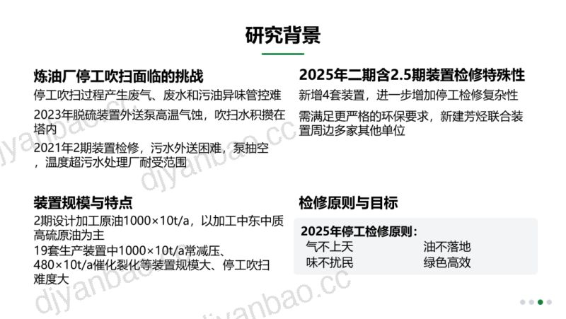 炼油厂绿色停工优化措施与效果 第3页