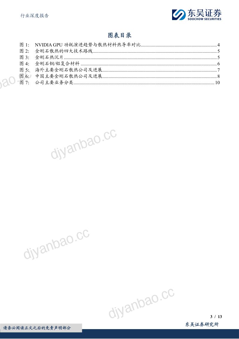 计算机行业深度报告：金刚石散热：新一代AI散热方案 第3页
