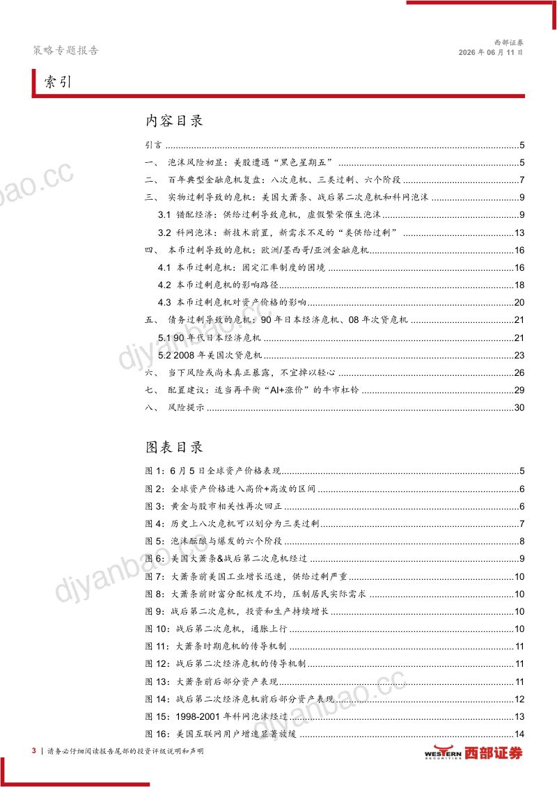 核心资产牛系列(四):百年八次金融危机复盘及殷鉴 第3页