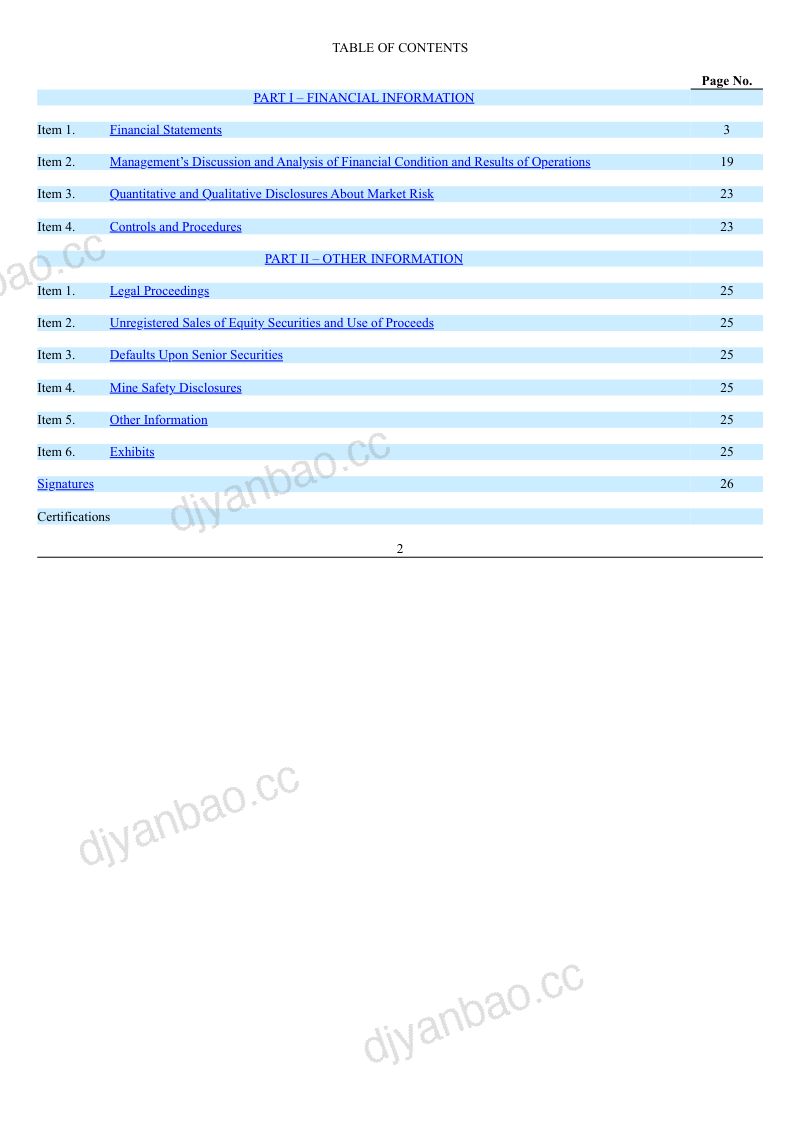 Laser Photonics Corp 2026年季度报告 第3页