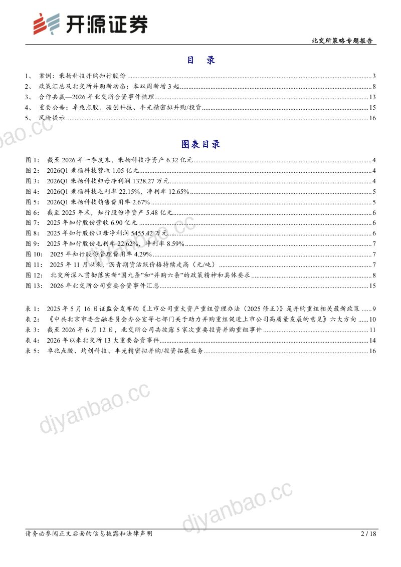北交所并购重组策略报告：秉扬科技拟并购知行股份，北交所58家次并购重组共绘强链补链新图景 第2页