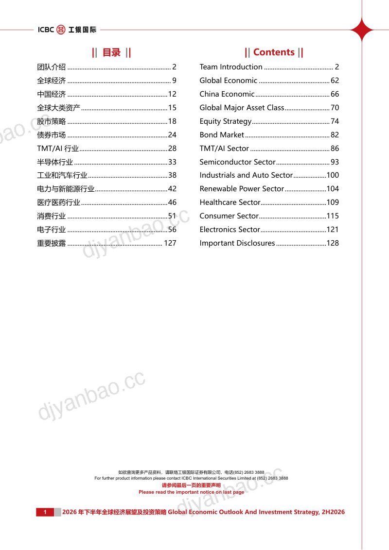 全球经济展望及投资策略2026年下半年 第2页