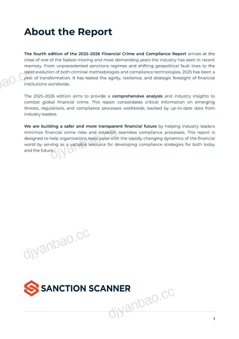 Sanction Scanner:2025-2026年金融犯罪合规报告:全球洞察与战略展望(英文版) 第3页