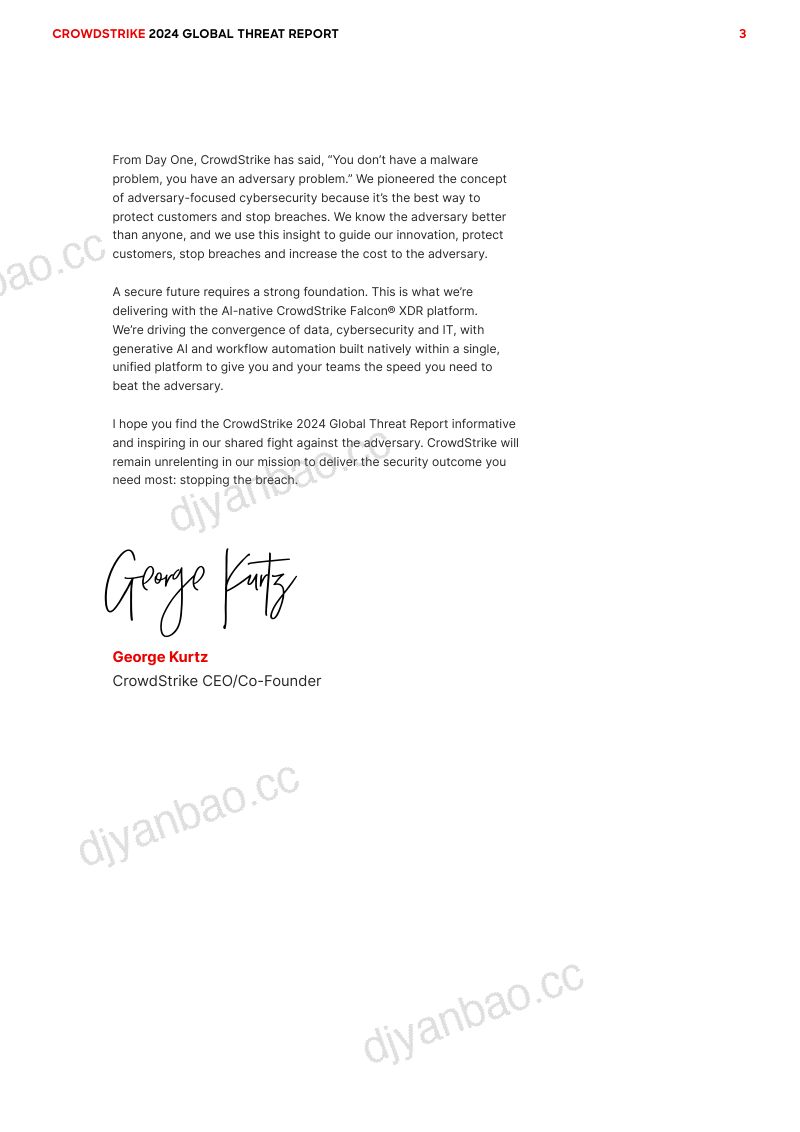 CrowdStrike:2024年全球威胁报告(英文版) 第3页