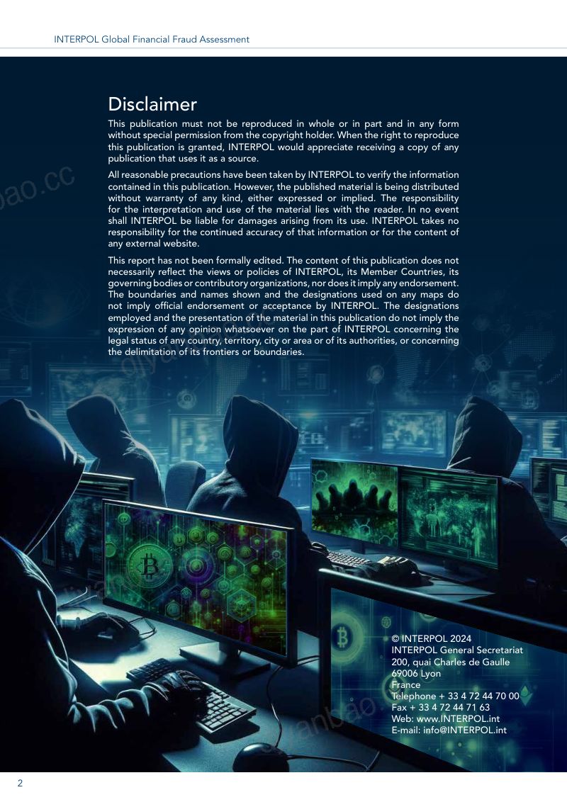 国际刑警组织(Interpol):2024年全球金融欺诈评估报告(英文版) 第2页