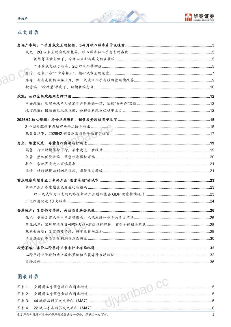 2026年房地产行业中期策略:迎接正循环的重启-260525 第2页