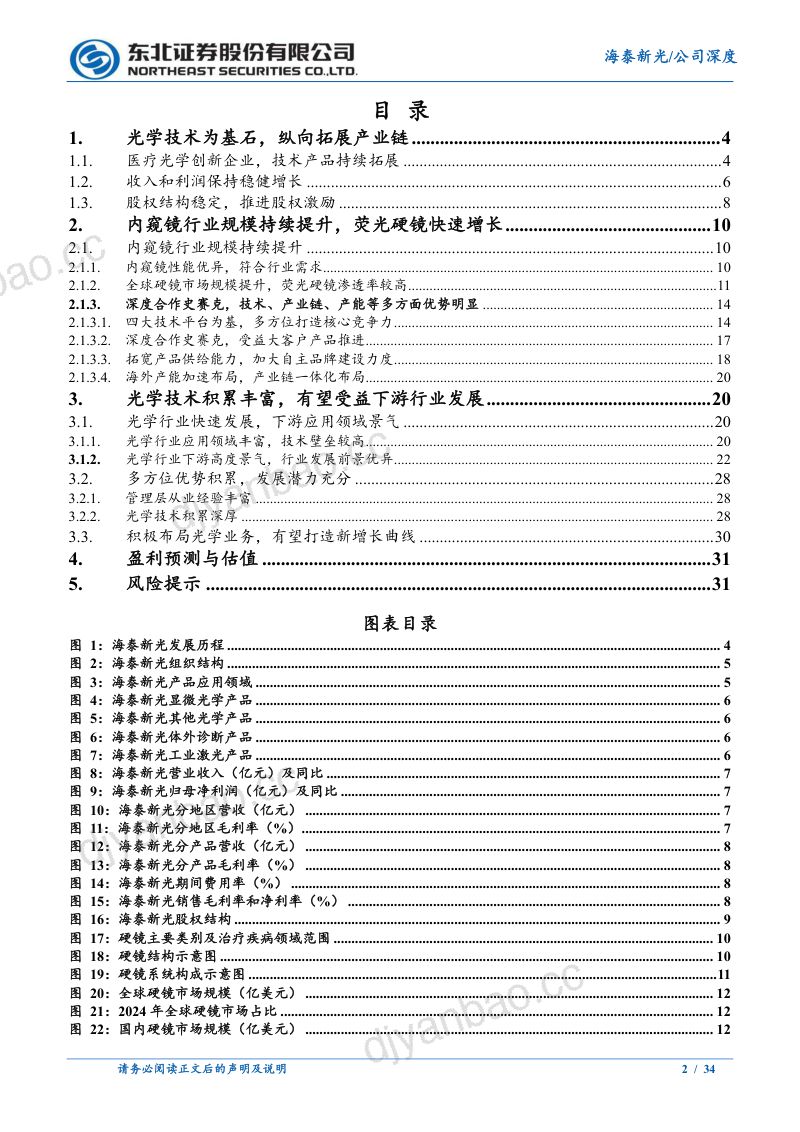 海泰新光-688677-A股公司研究报告:内窥镜主业优异光学平台有望成为新增长极-260522 第2页