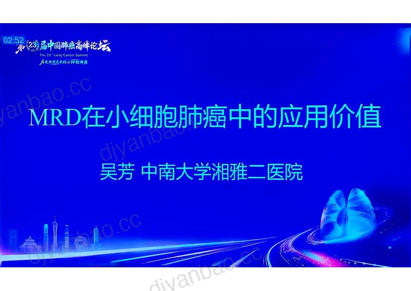 热点讨论：MRD在小细胞肺癌诊治中的应用价值 第2页