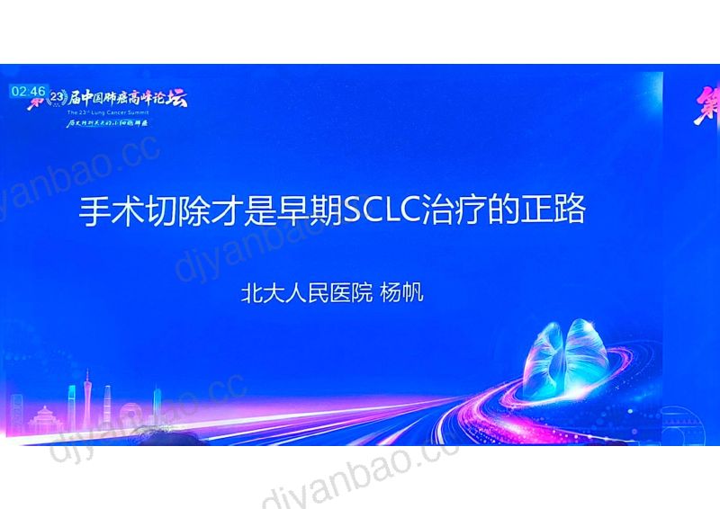 热点讨论对于解剖上可切除的小细胞肺癌手术和放疗如何选择 第2页