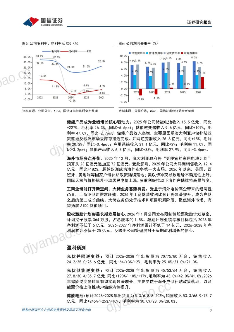 海外储能高景气推动成长，区域市场多点开花 第3页