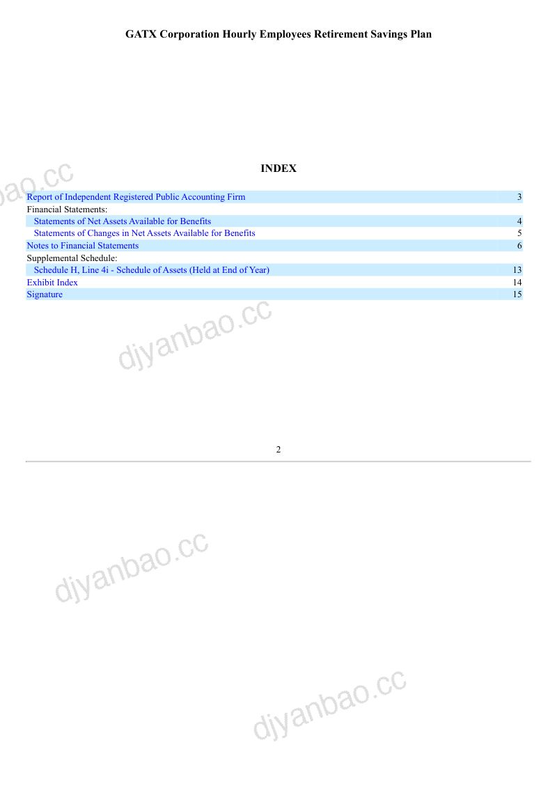 GATX Corp 2025年度报告 第2页