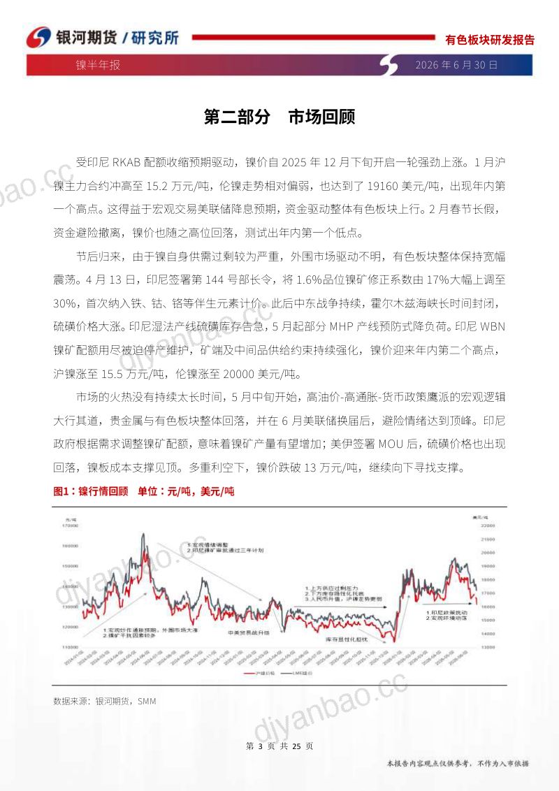 镍半年报:资源分散化推高长期成本 第3页
