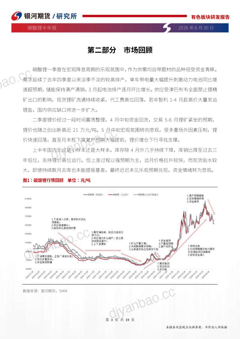 碳酸锂半年报：需求确定性较强，锂价仍在上行周期 第3页