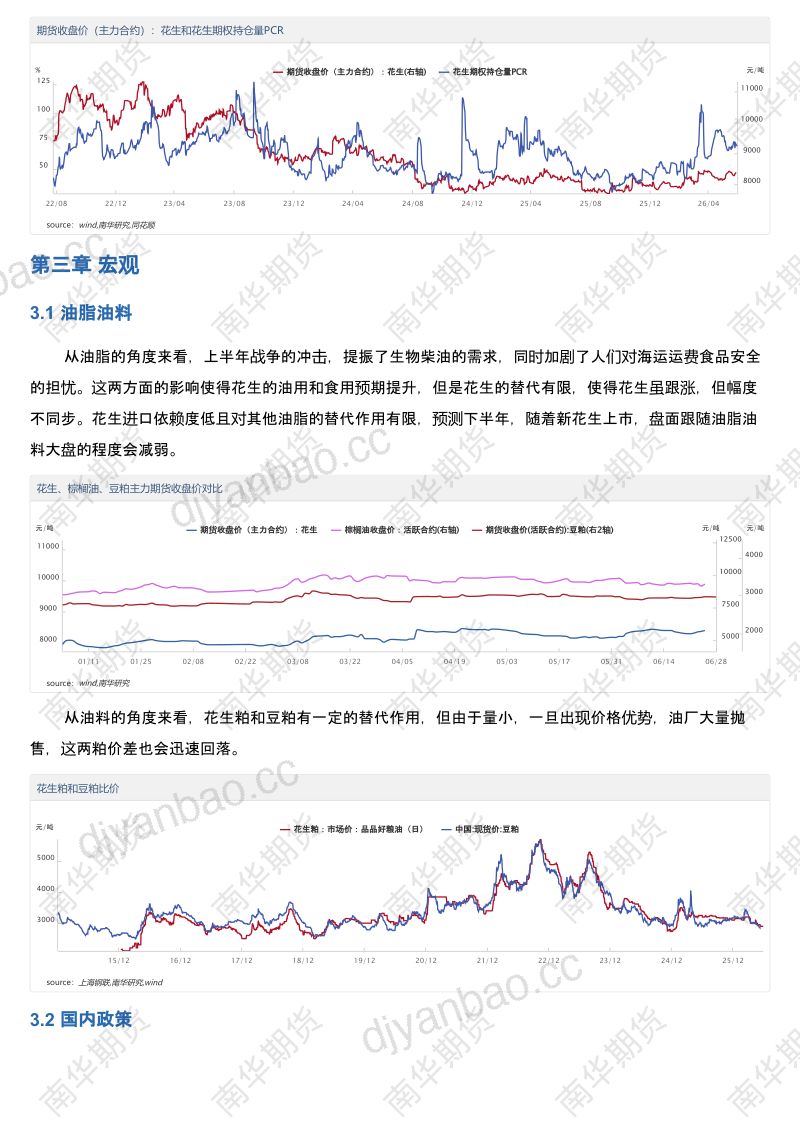 南华期货花生2026年半年度展望：新季花生减产，陈季花生累库20260630 第2页