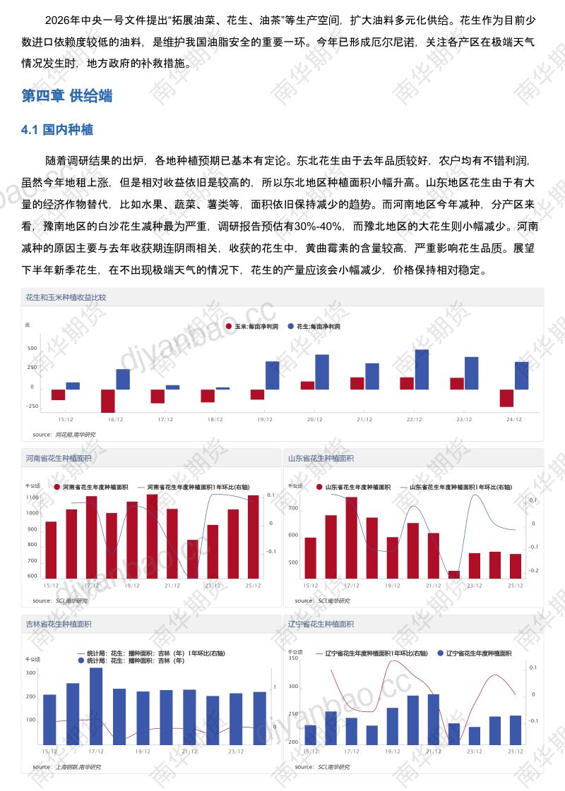 南华期货花生2026年半年度展望：新季花生减产，陈季花生累库20260630 第3页