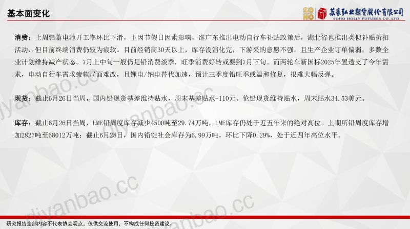 沪铅弱势难改 第3页