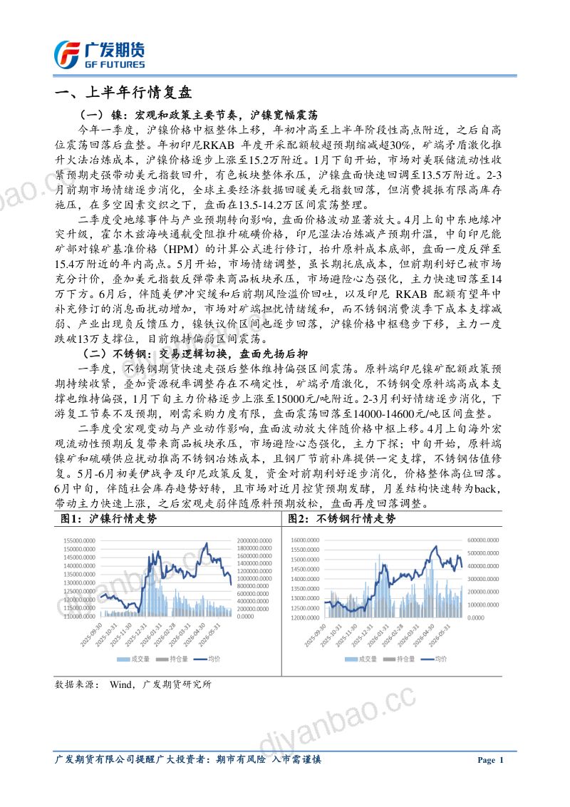 广发期货2026年镍和不锈钢市场半年报 第3页