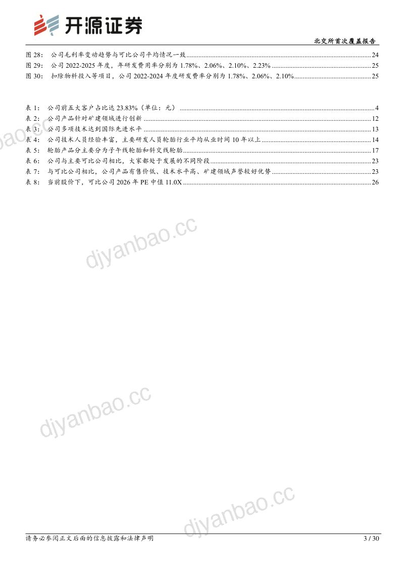 北交所首次覆盖报告:矿山及建筑轮胎新模式“小巨人”,智能矿山驱动新成长 第3页