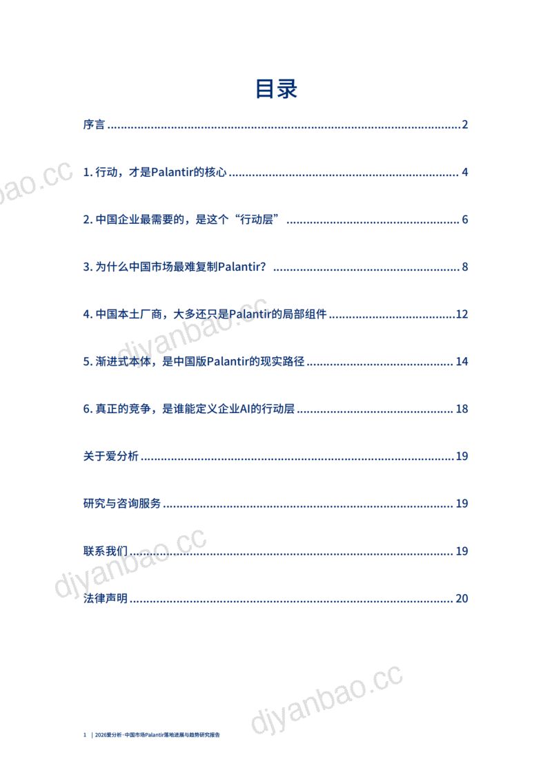 中国市场Palantir落地进展与趋势研究报告V4 第2页