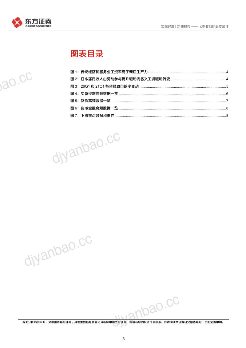 宏观周观点:K型收敛的必要条件 第3页