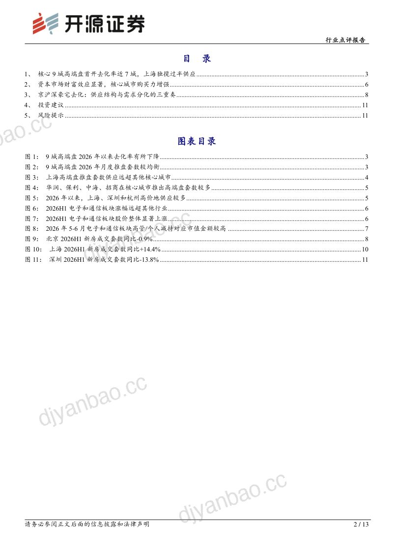 高端住宅观察:核心9城高端盘去化近7成,财富效应驱动购买力释放 第2页