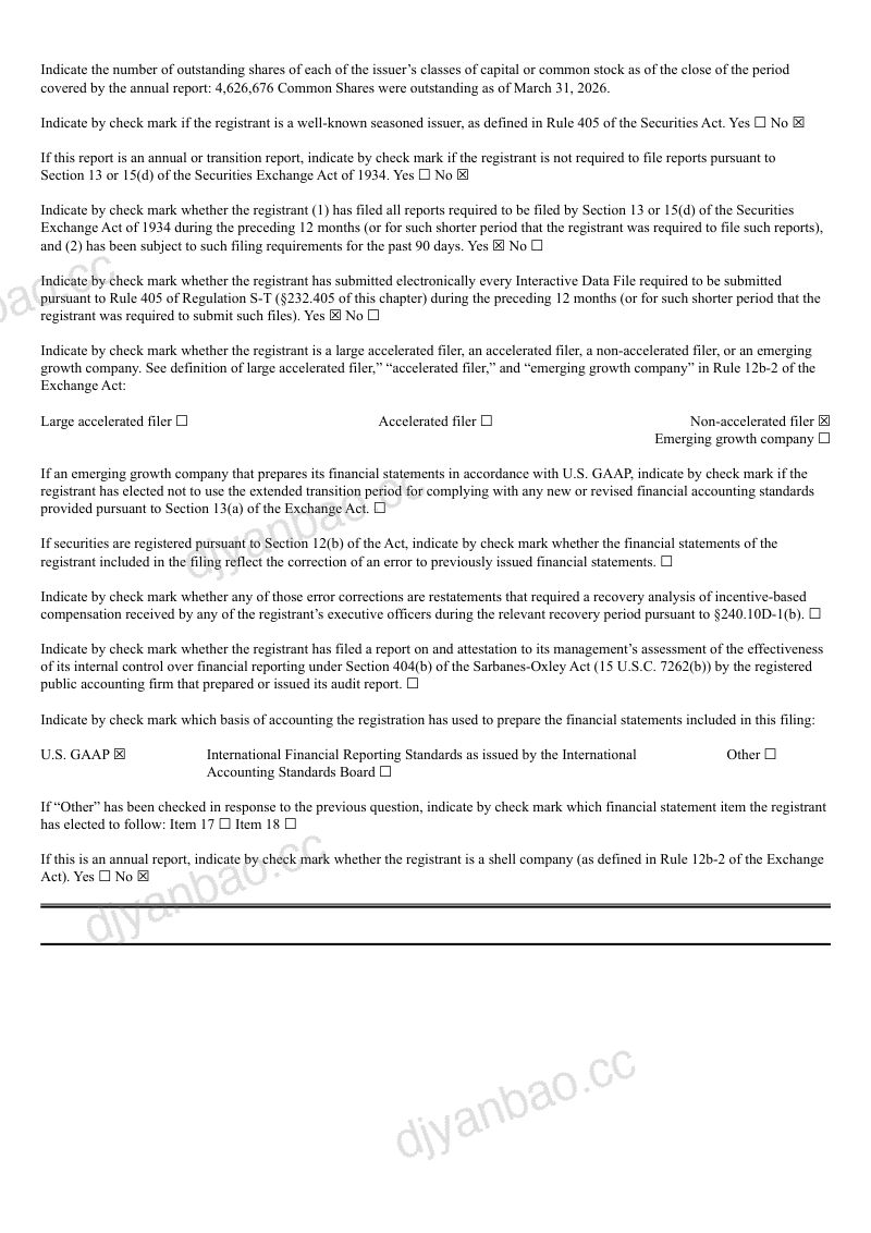 骇维金属加工 2026年年度报告和过渡报告 第2页