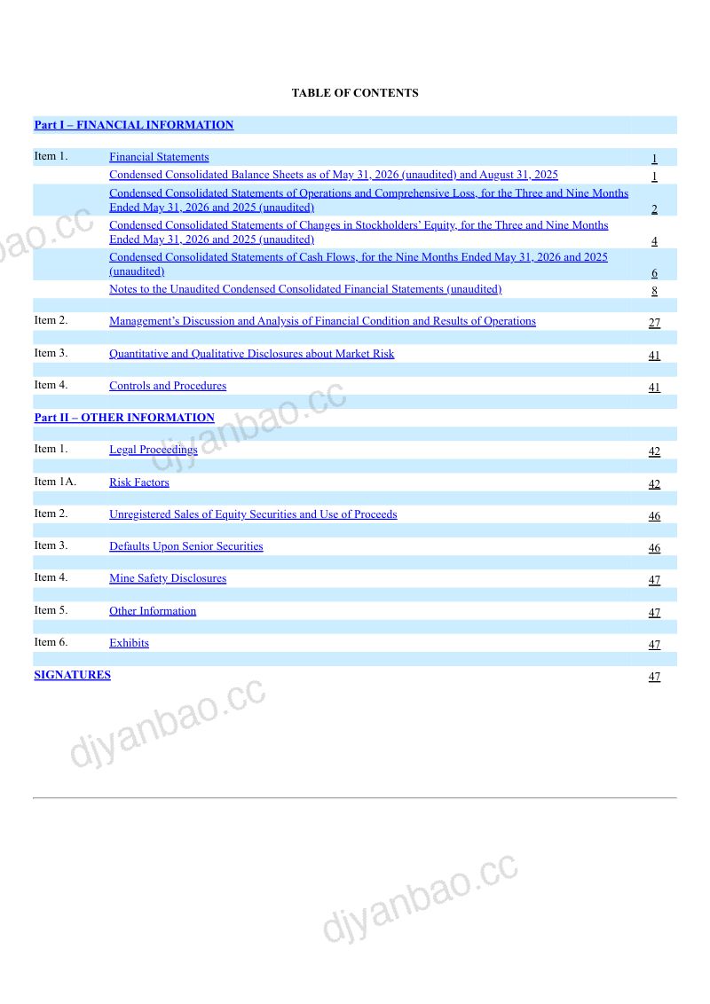 BitMine Immersion Technologies Inc Series A Pfd 2026年季度报告 第3页