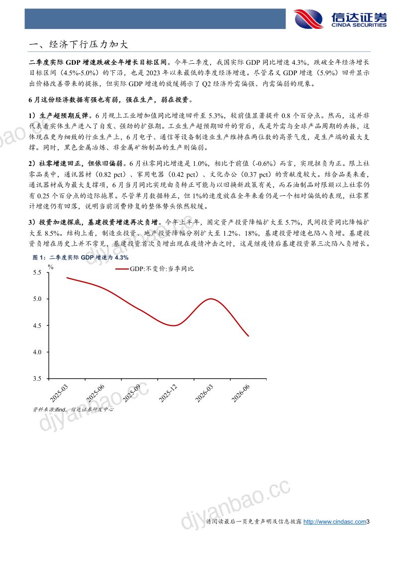 增长底线未破,下半年重在托底 第3页