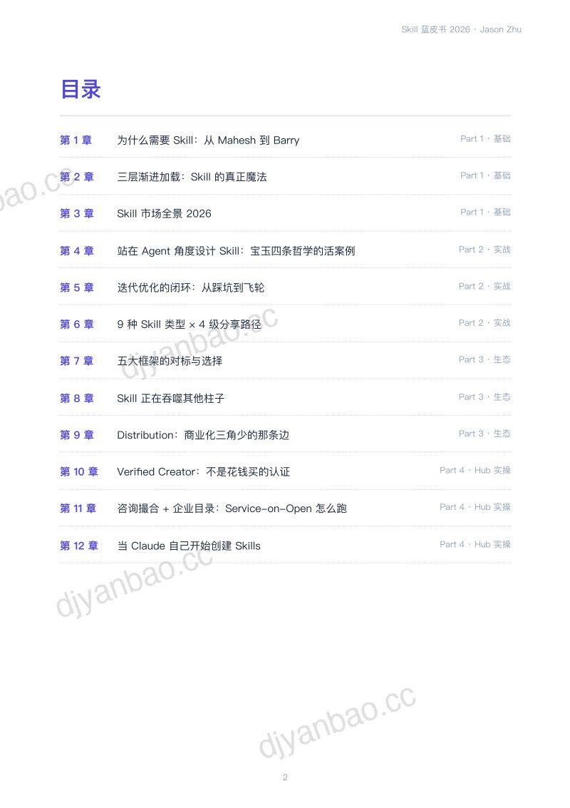 Skill蓝皮书2026 第2页