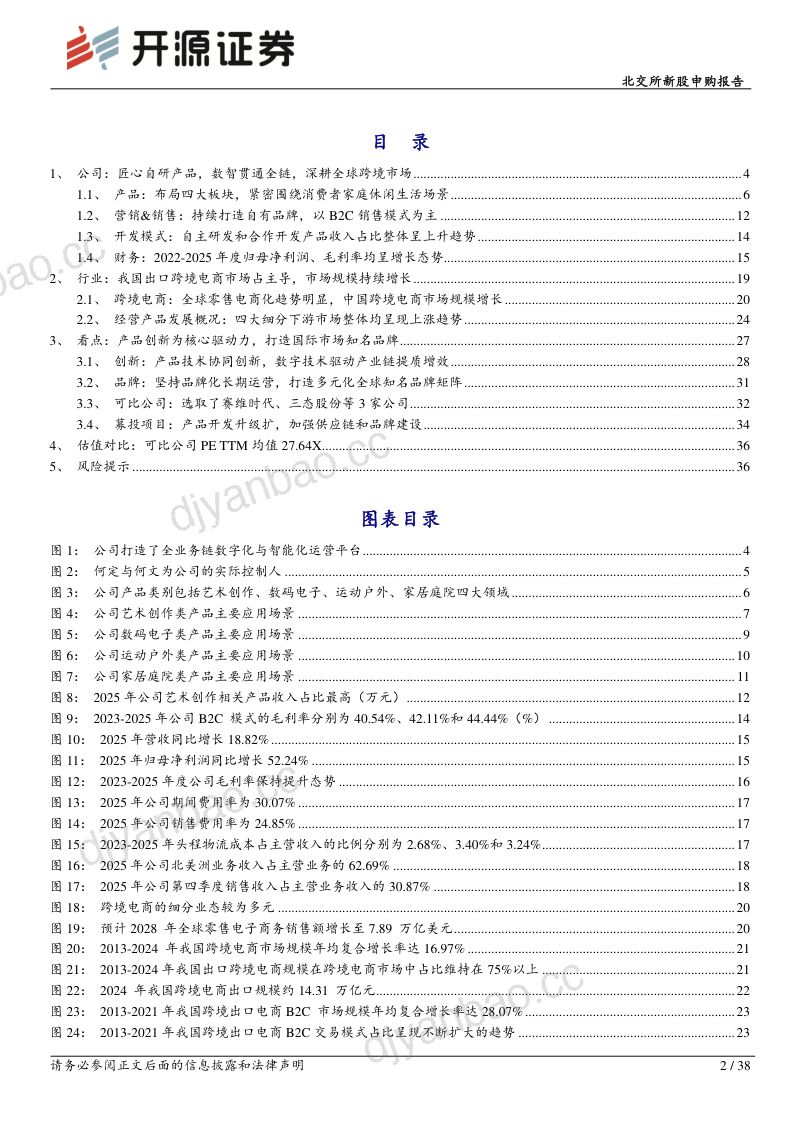 千岸科技(920065.BJ):全球跨境电商持续扩容,数字化运营+多自主品牌矩阵构筑长期竞争壁垒——北交所新股申购报告 第2页