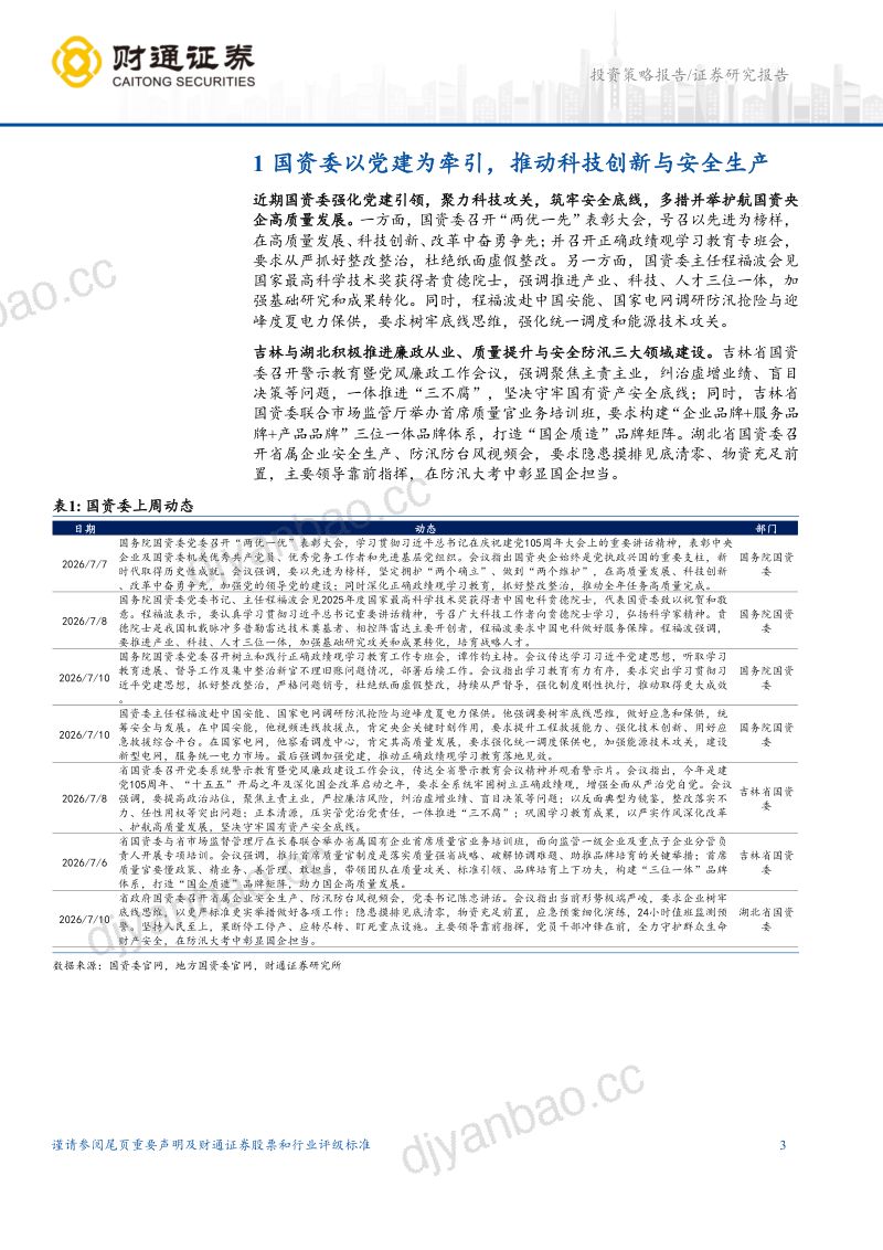 瞭望国资系列20：央企科技引领指数逆势走强 第3页