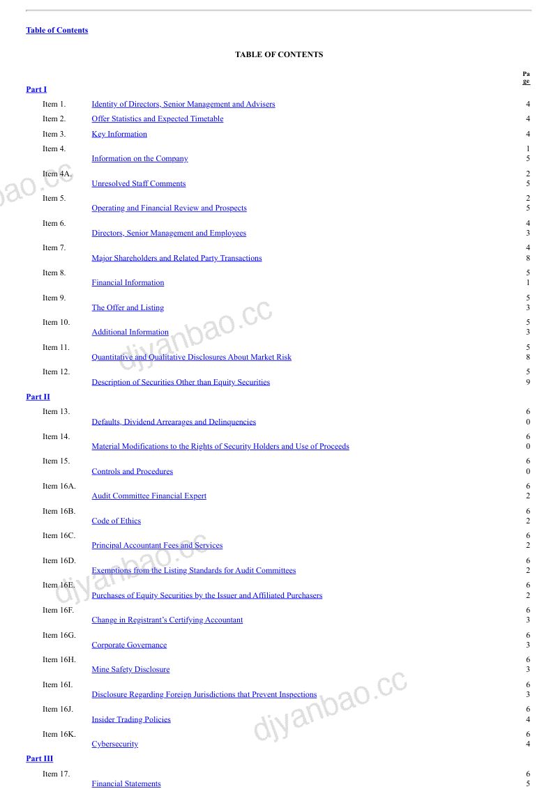 Birks Group Inc-A 2026年年度报告和过渡报告 第3页