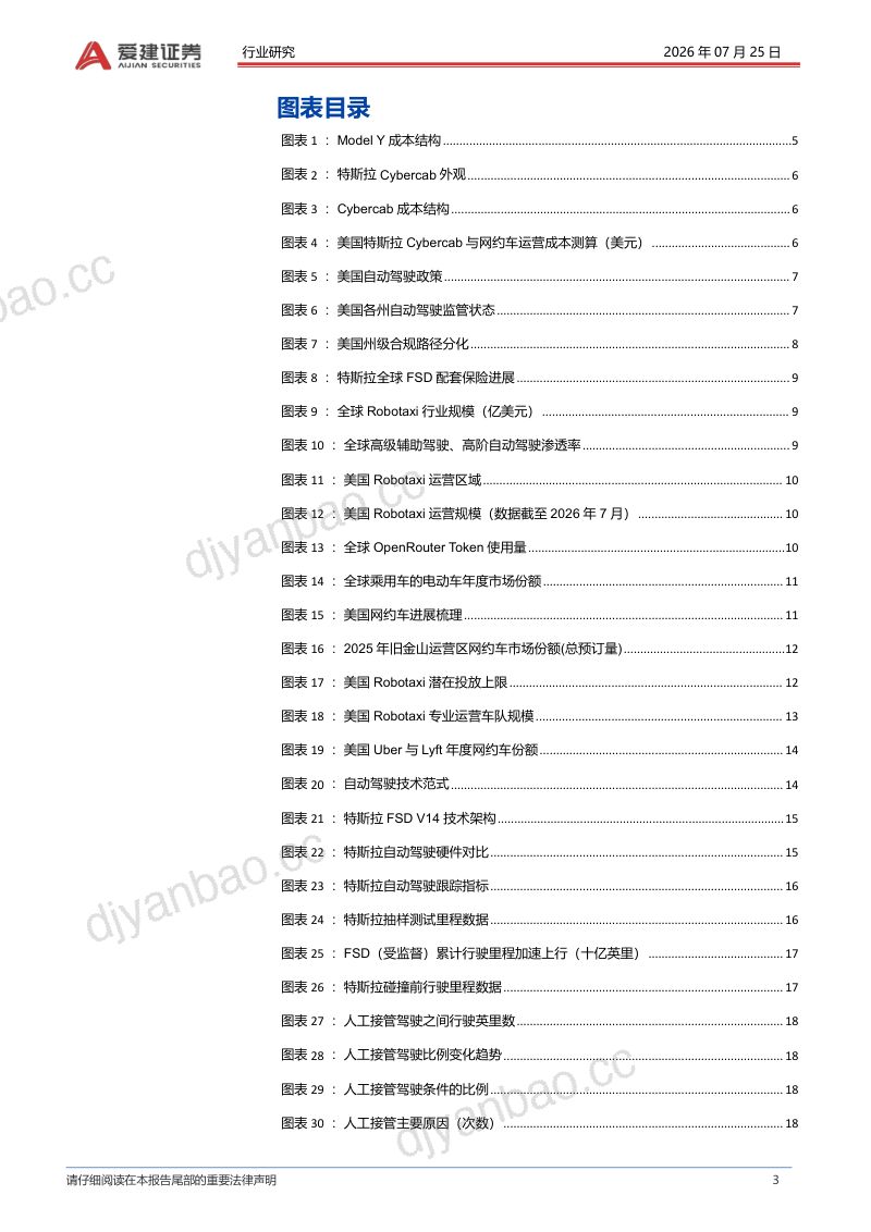 Robotaxi系列深度报告（二）：特斯拉Cybercab量产，Robotaxi商业化加速 第3页