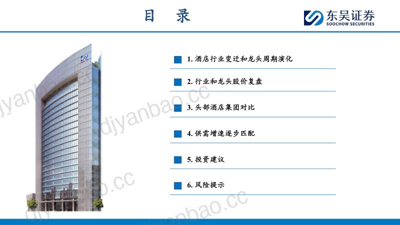酒店行业框架:复盘行业和龙头发展历程,供需匹配或重启上行周期 第3页
