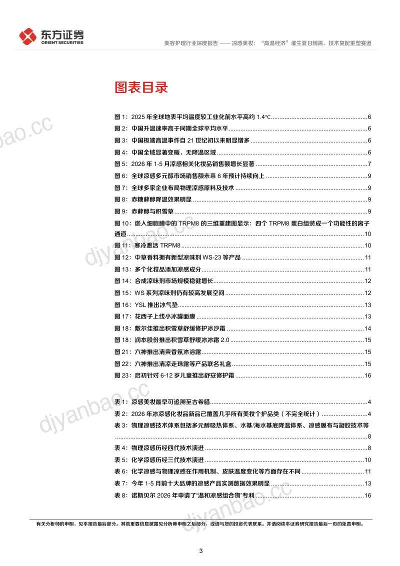 凉感美妆：“高温经济”催生夏日刚需，技术复配重塑赛道 第3页