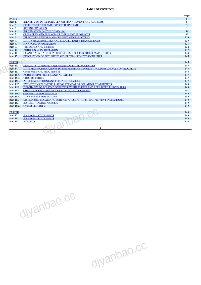 Yatra Online Inc 2026年年度报告和过渡报告 第3页