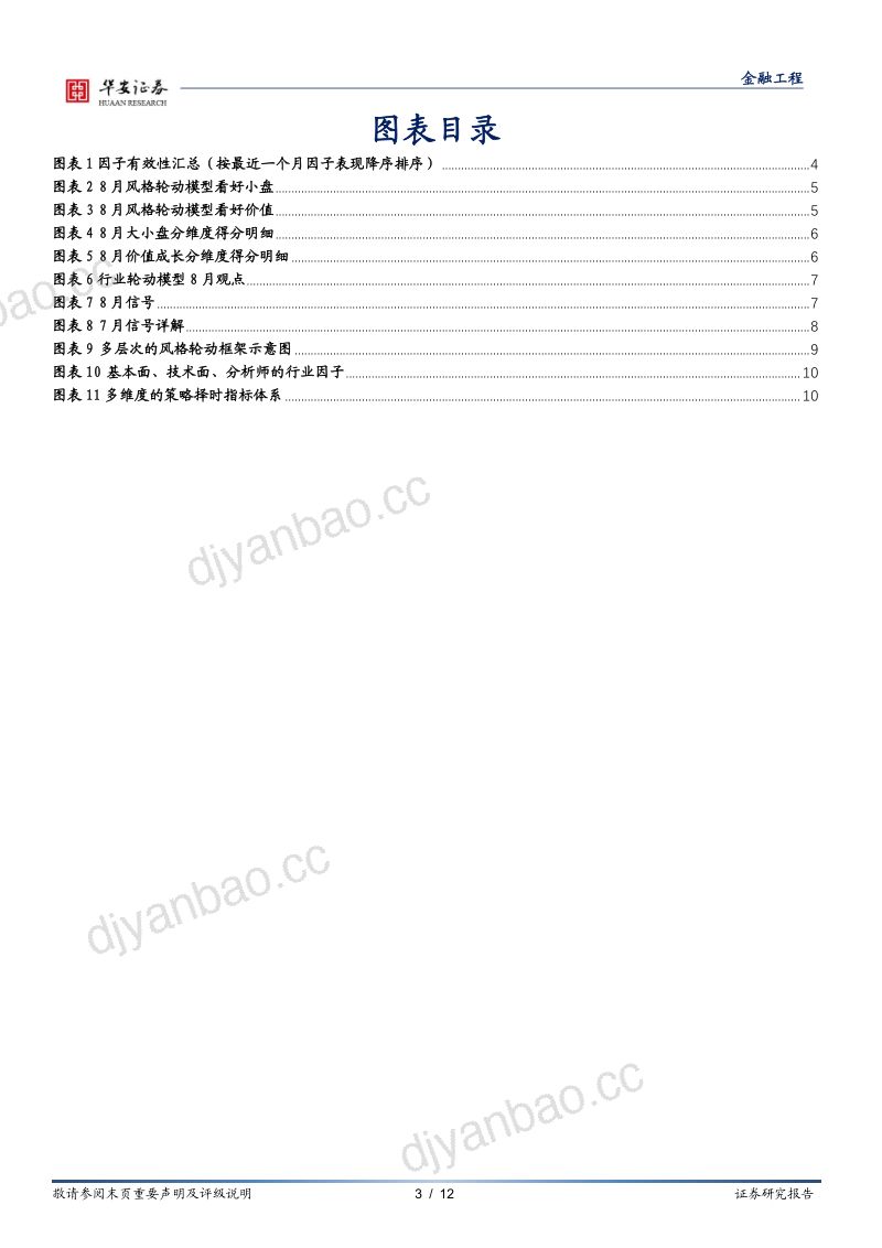 量化跟踪月报202608:8月看好小盘价值风格,建议增配石油石化、有色、电子、通信、家电和计算机 第3页