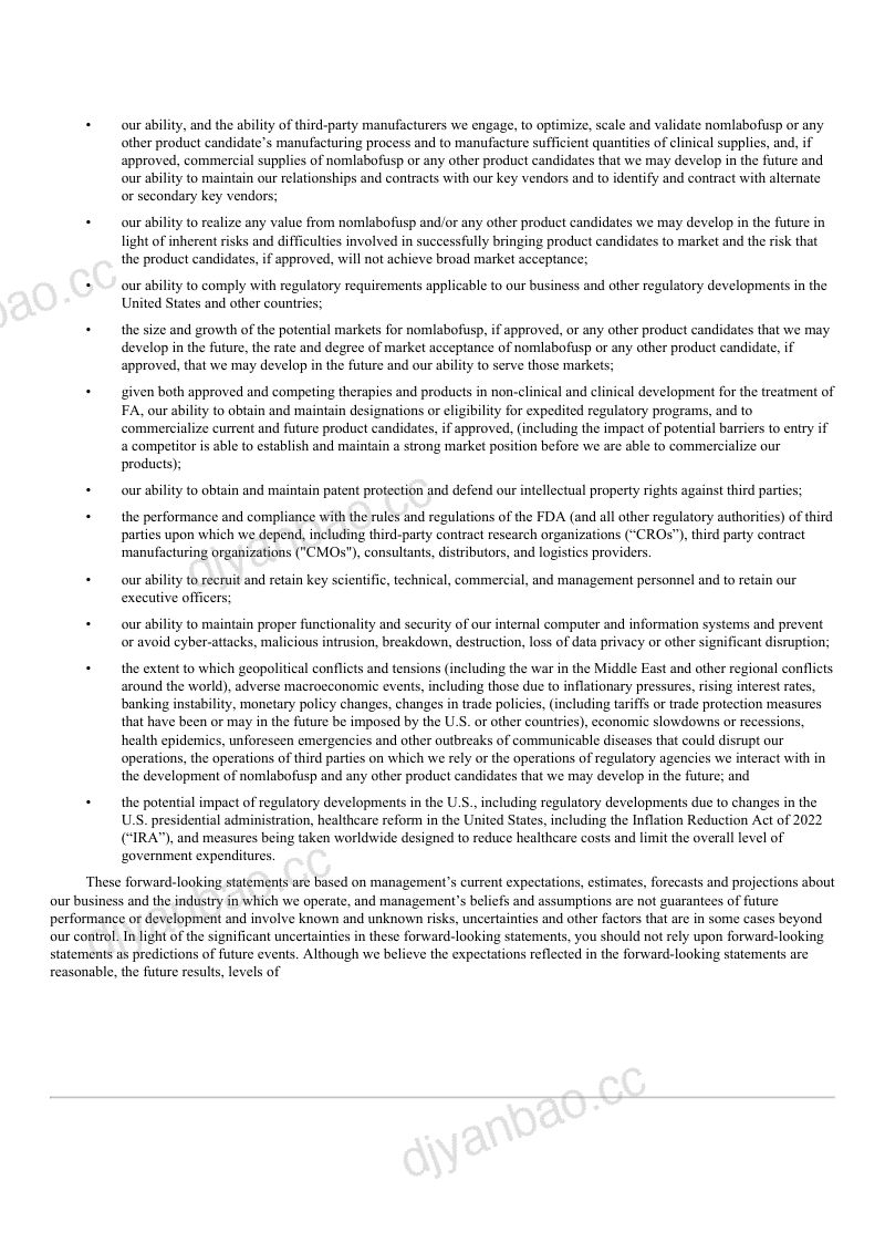 Larimar Therapeutics Inc 2026年季度报告 第3页