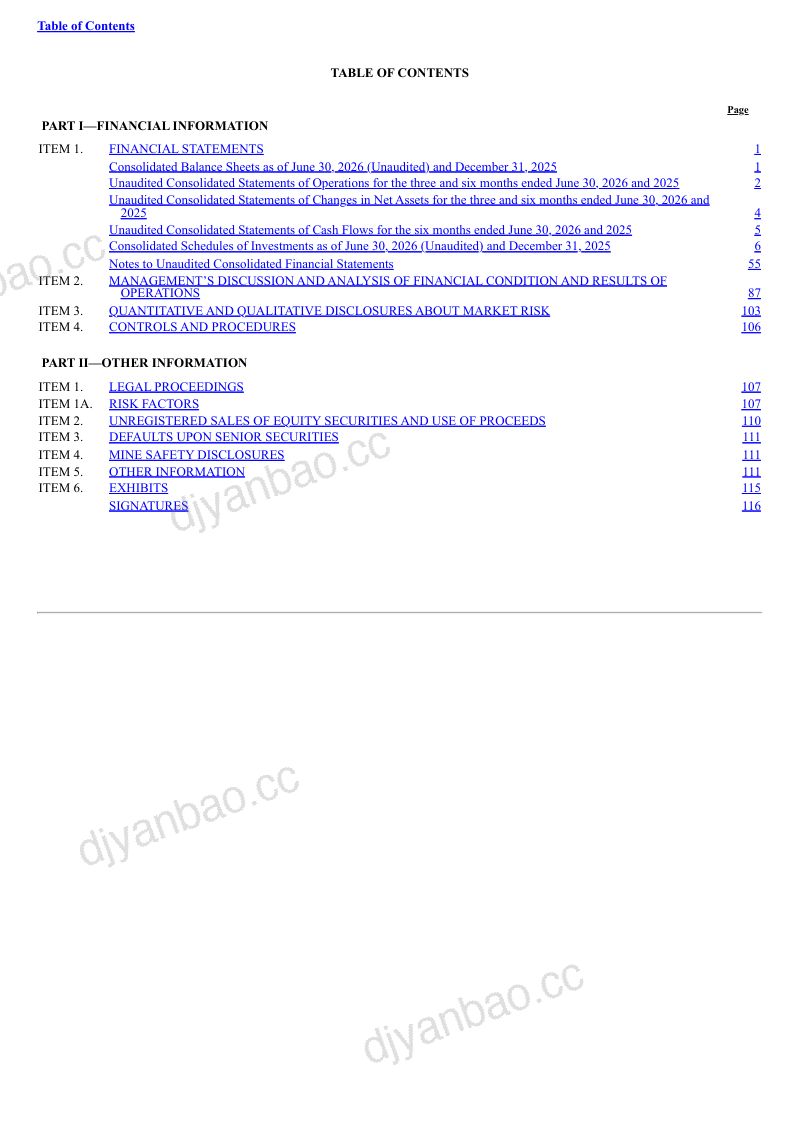 FS KKR Capital 2026年季度报告 第2页