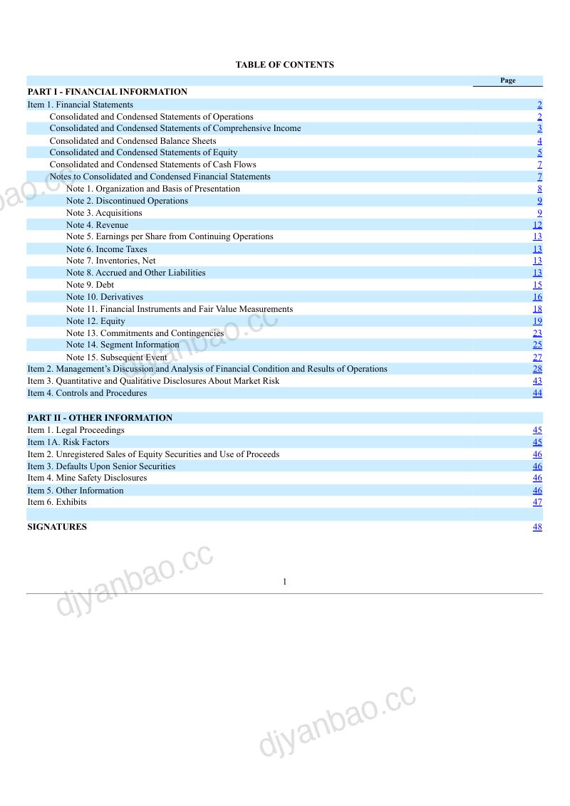 ESAB 2026年季度报告 第2页