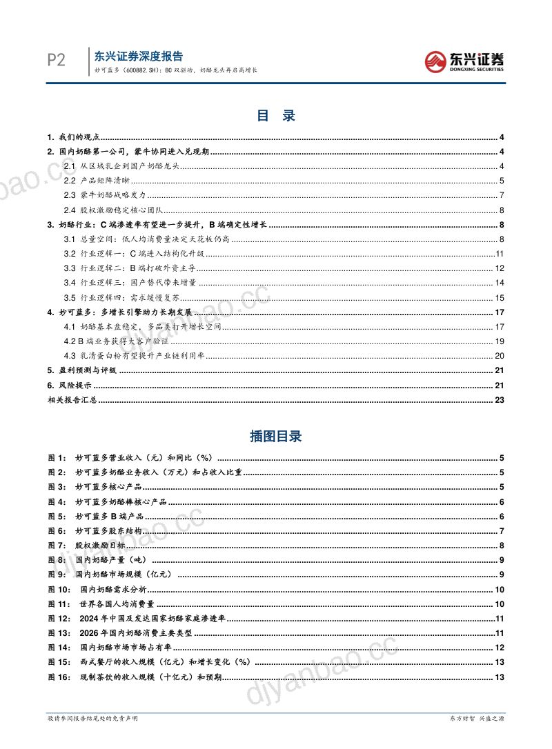 BC双驱动,奶酪龙头再启高增长 第2页