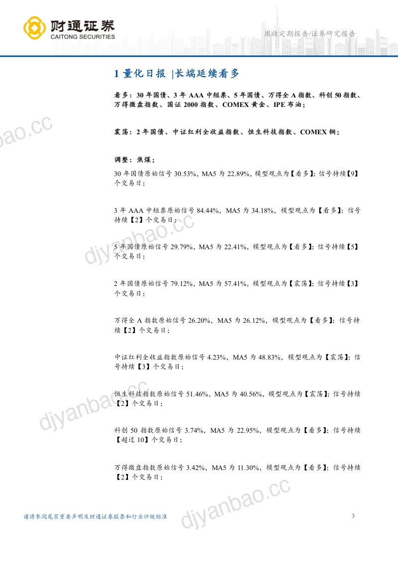 长端延续看多 第3页