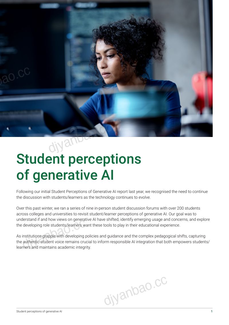 JISC2024学生对生成式人工智能的看法报告英文版15页 第3页