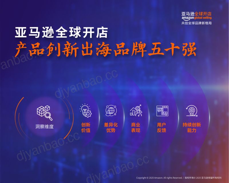 亚马逊全球开店：2025中国出口跨境电商白皮书-产品创新出海品牌五十强（15页） 第3页