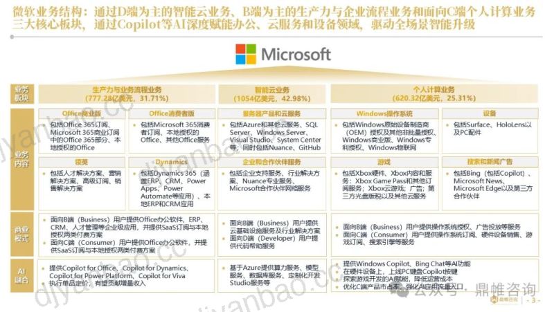 鼎帷咨询:2025年AI Agent重新定义未来企业——微软集团生产力与企业流程业务研究报告(39页) 第3页