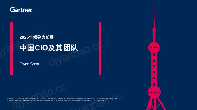 2025年领导力前瞻中国CIO及其团队 第2页